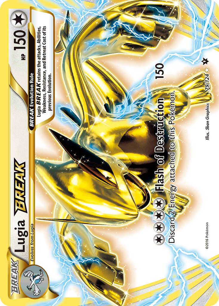 Lugia BREAK Fates Collide card