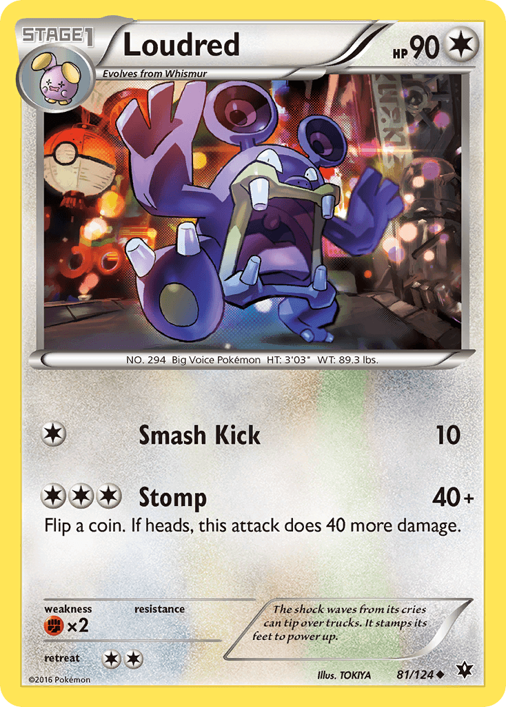 Loudred Fates Collide card