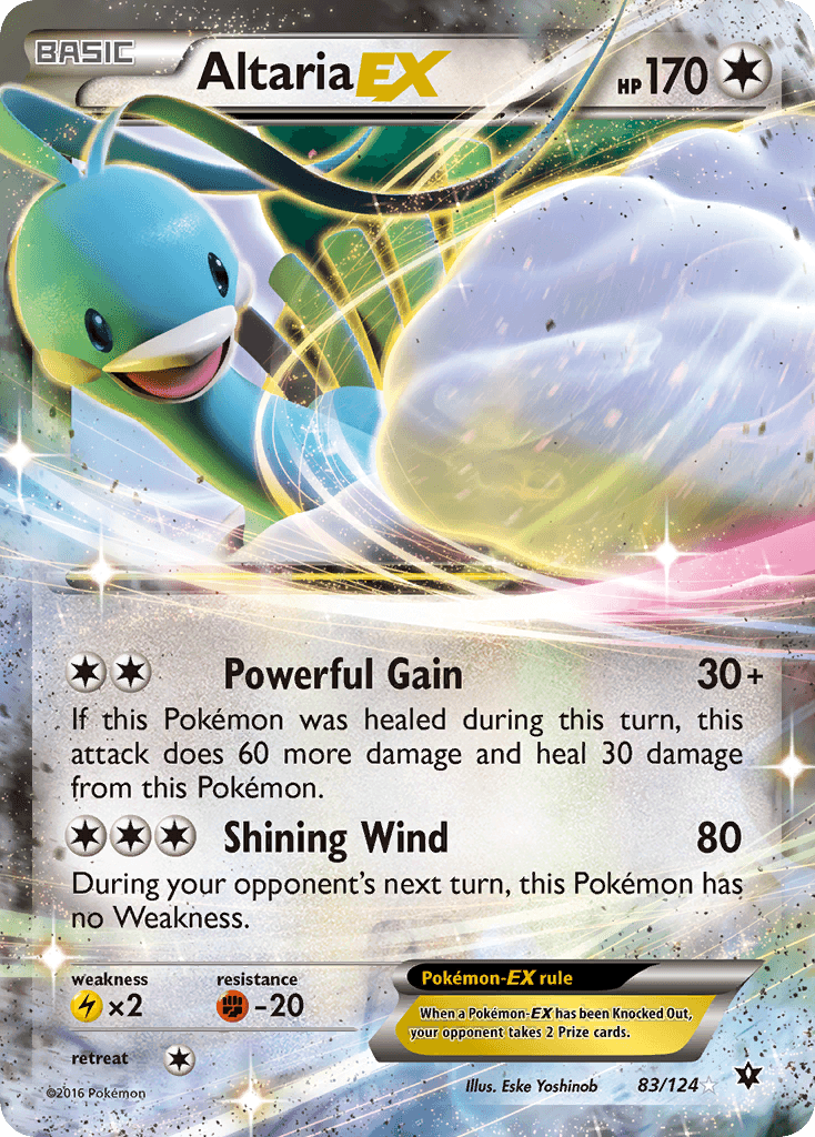 Altaria-EX Fates Collide card
