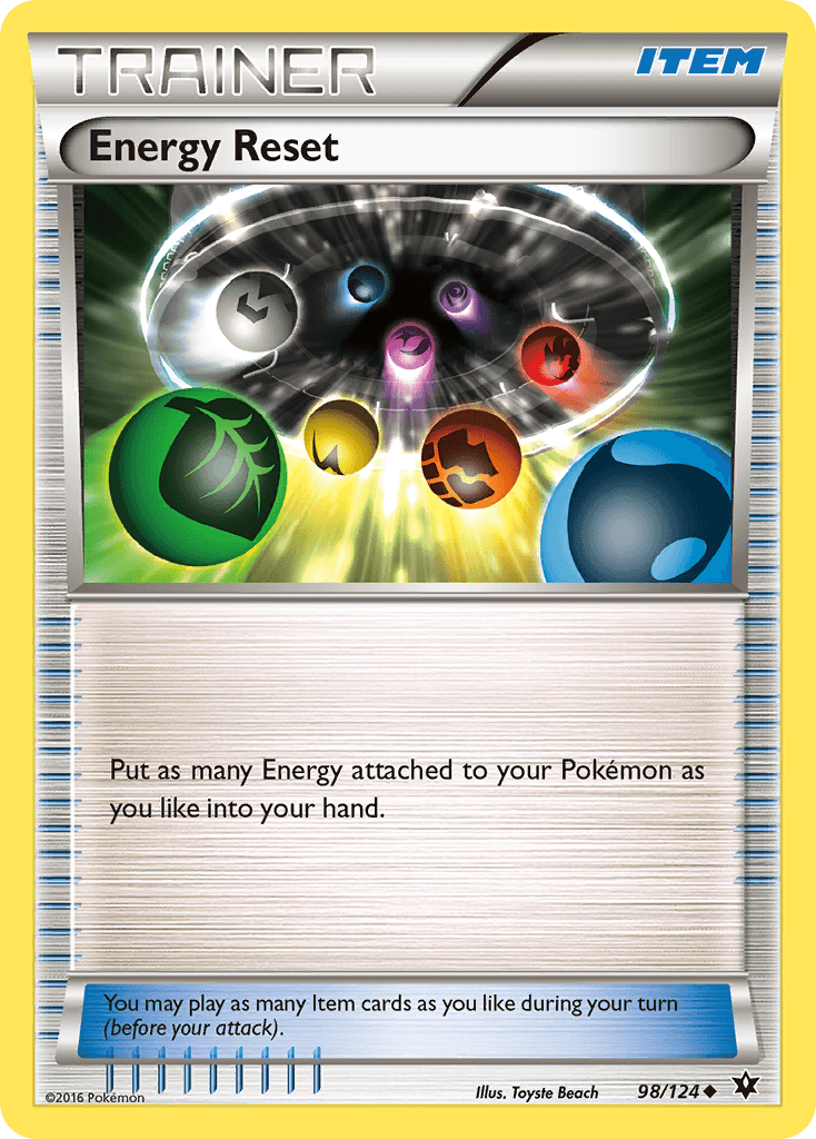 Energy Reset Fates Collide card