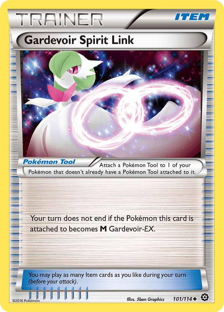 Gardevoir Spirit Link Steam Siege card