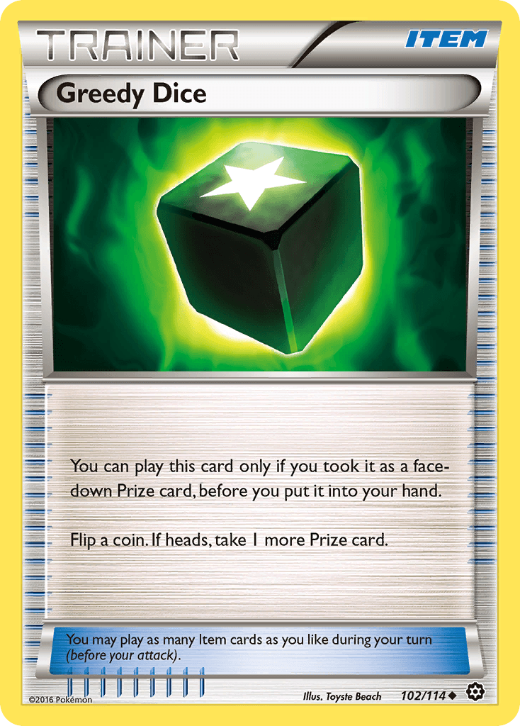 Greedy Dice Steam Siege card
