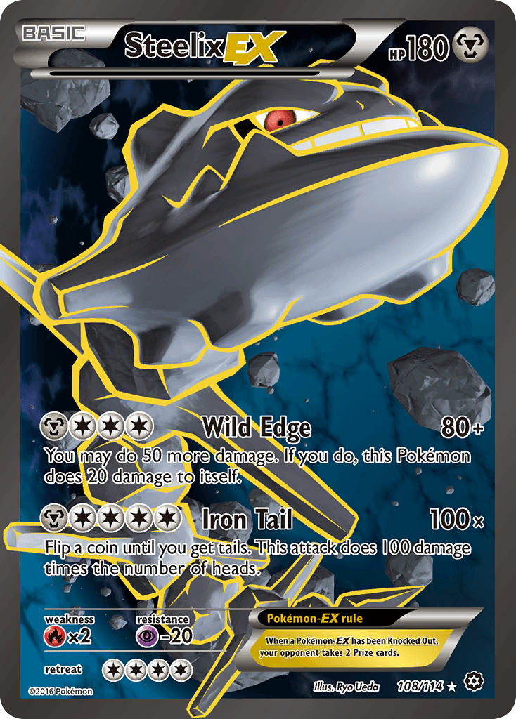 Steelix-EX Steam Siege card