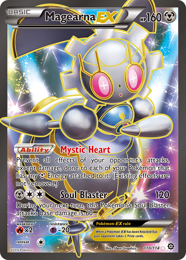 Magearna-EX Steam Siege card