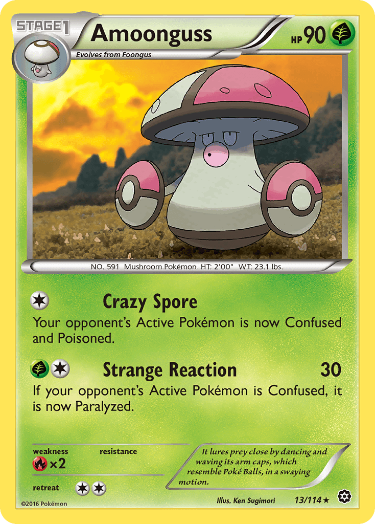 Amoonguss Steam Siege card