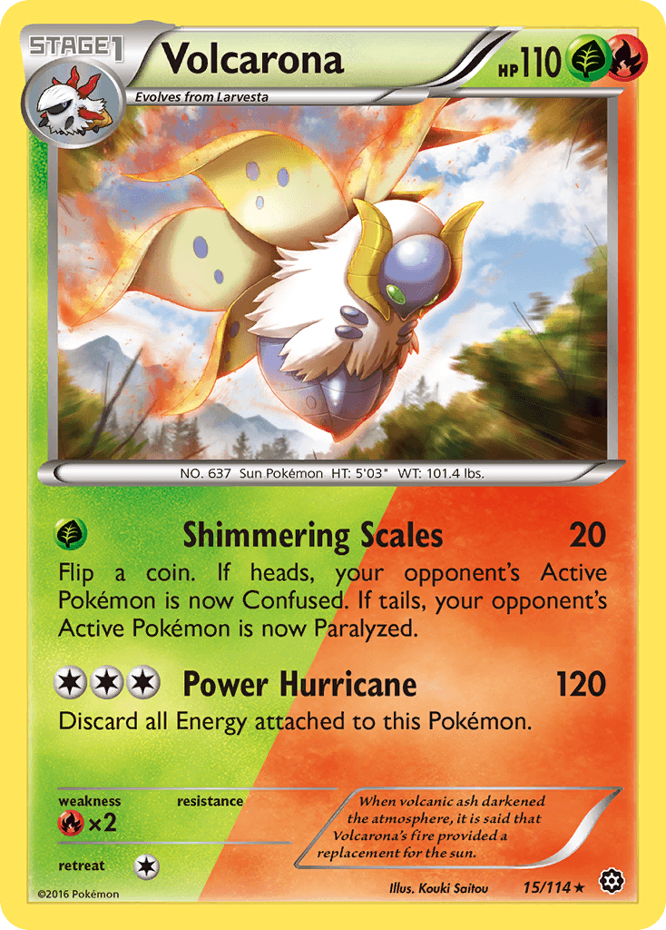 Volcarona Steam Siege card