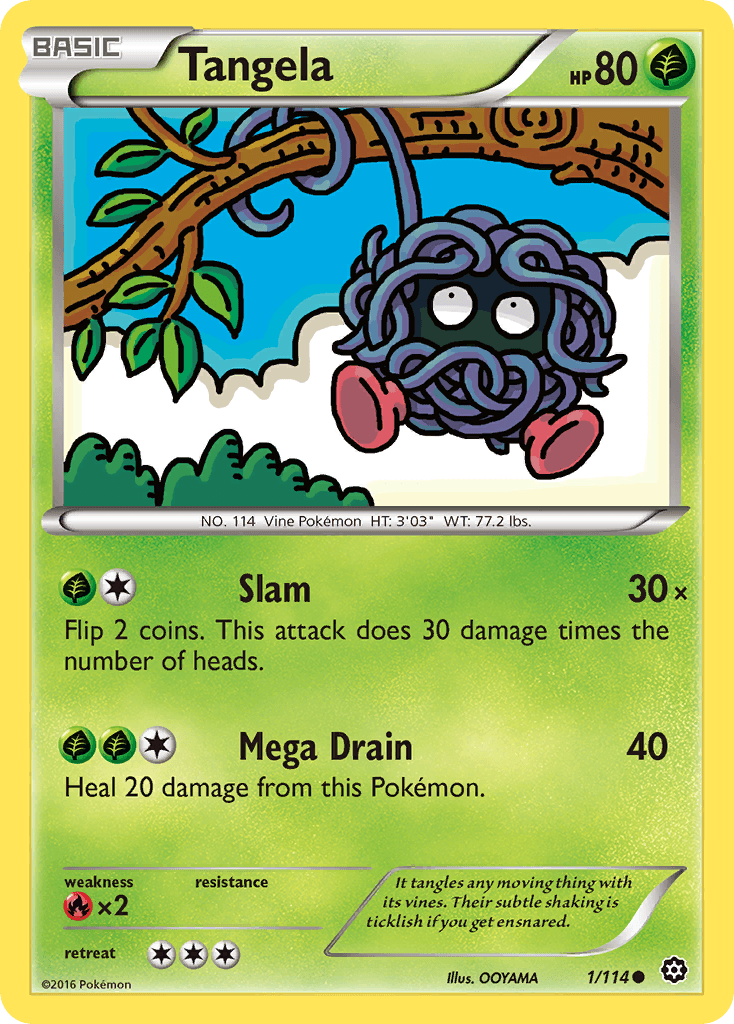 Tangela Steam Siege card