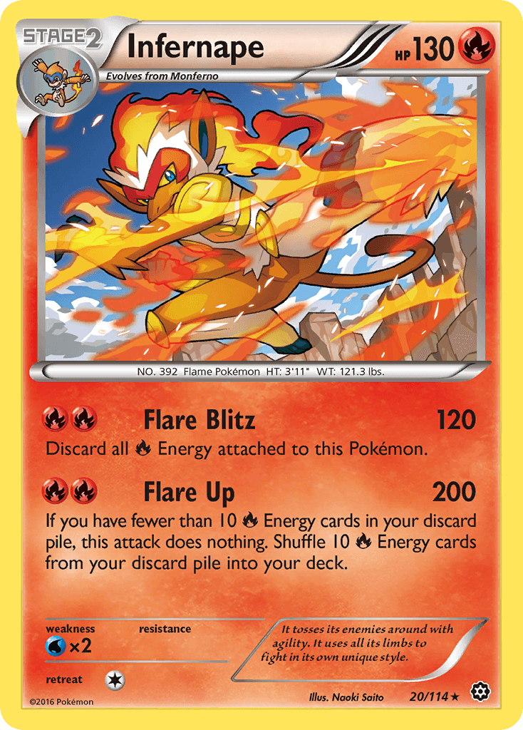 Infernape Steam Siege card