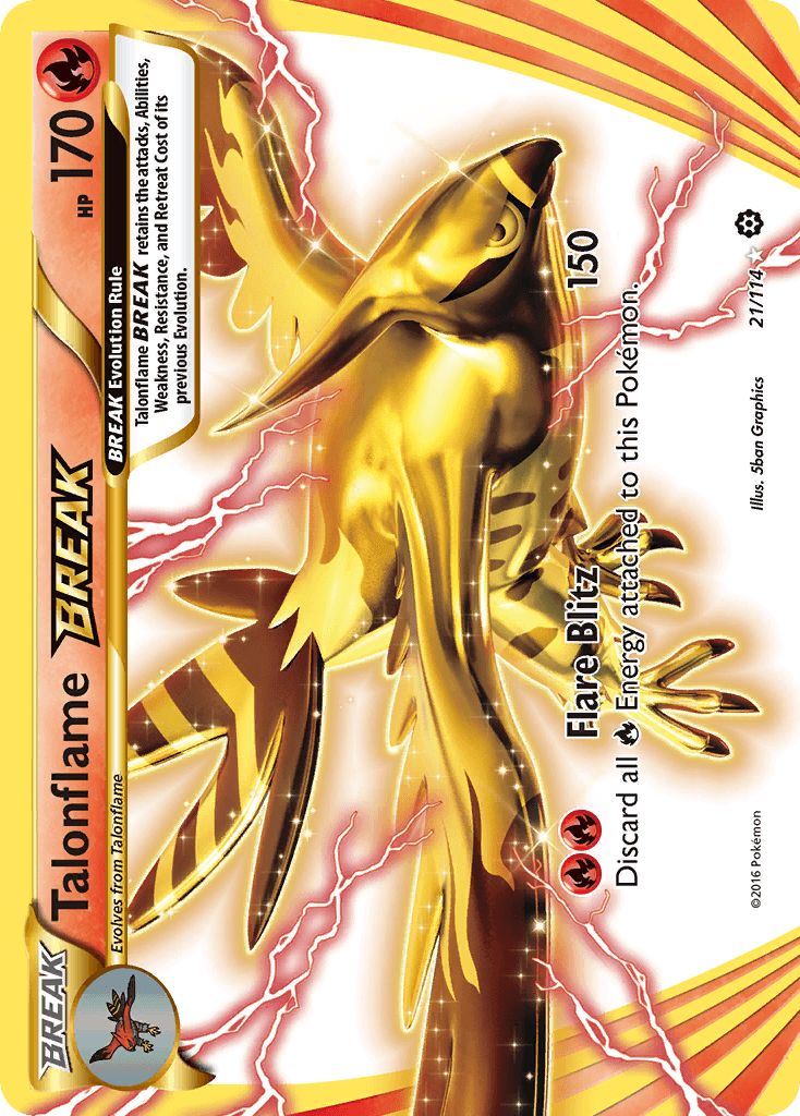 Talonflame BREAK Steam Siege card