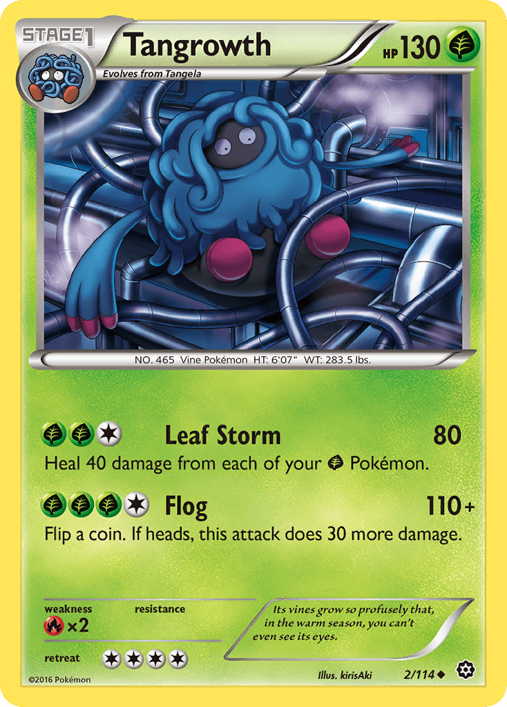 Tangrowth Steam Siege card