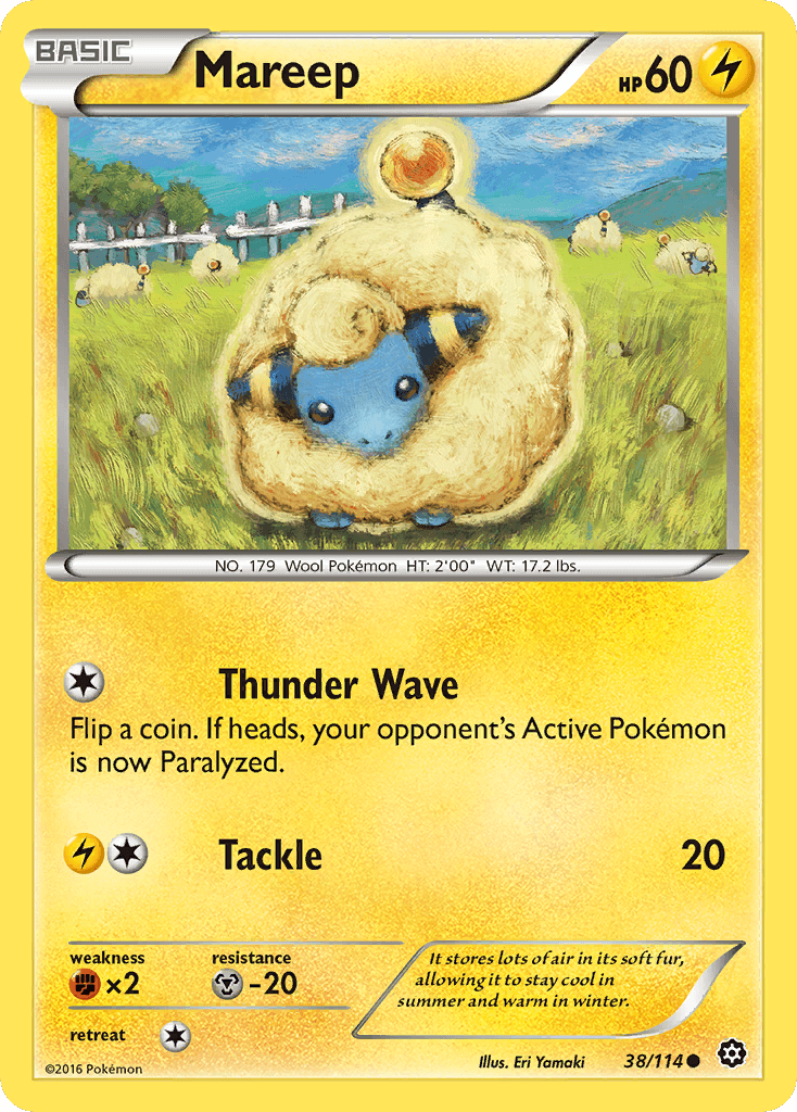 Mareep Steam Siege card