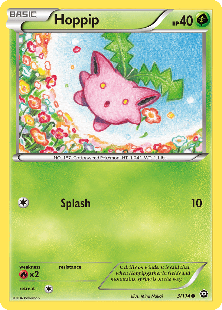 Hoppip Steam Siege card