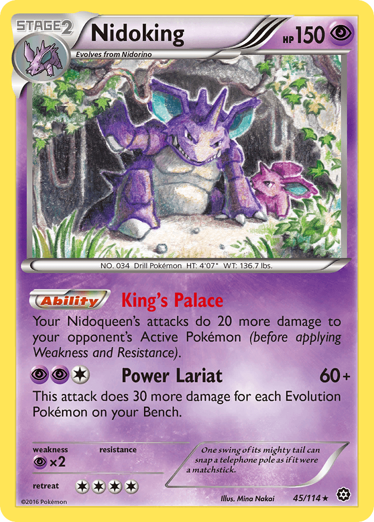 Nidoking Steam Siege card