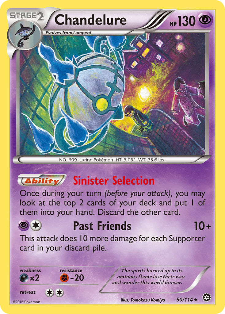 Chandelure Steam Siege card