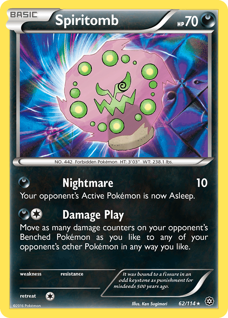 Spiritomb Steam Siege card