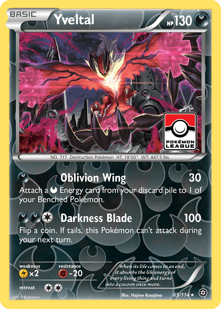Yveltal Steam Siege card