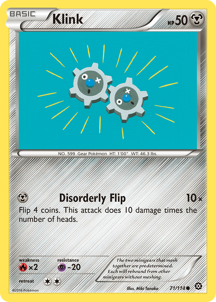Klink 寶可夢 card