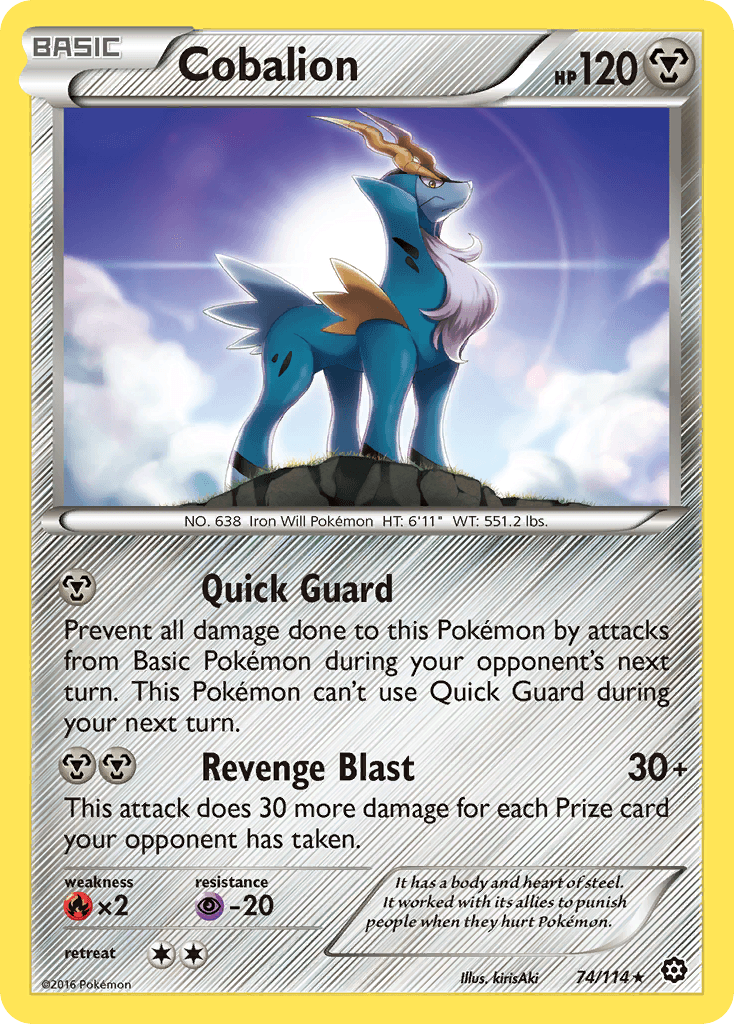 Cobalion Steam Siege card