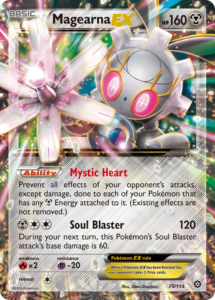 Magearna-EX Steam Siege card