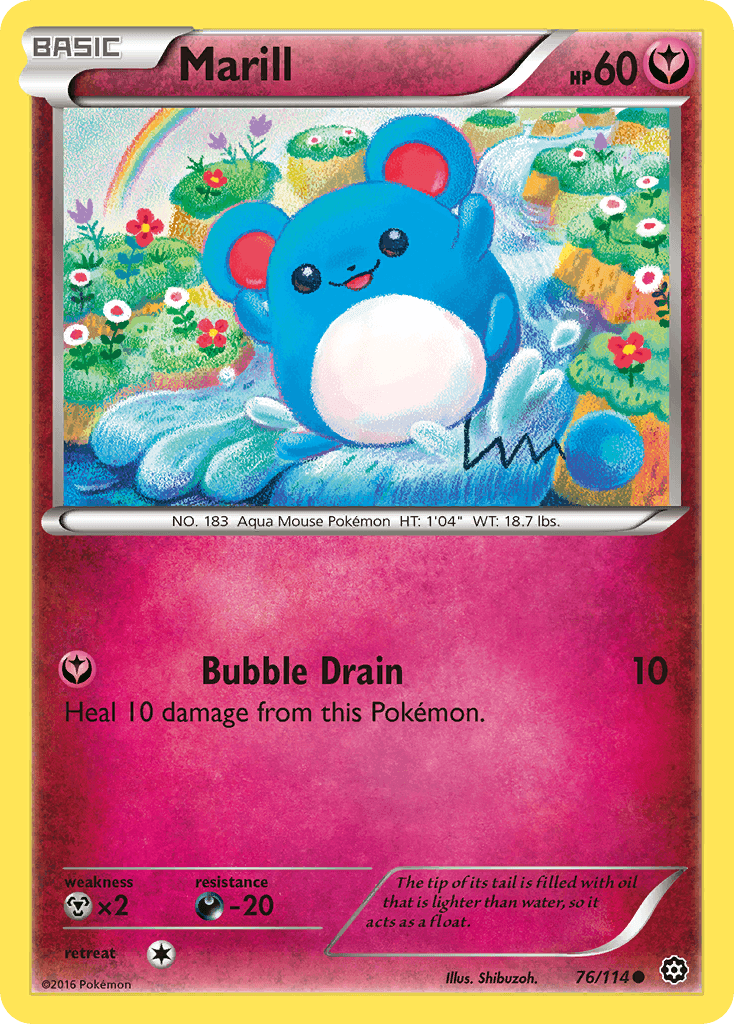 Marill Steam Siege card