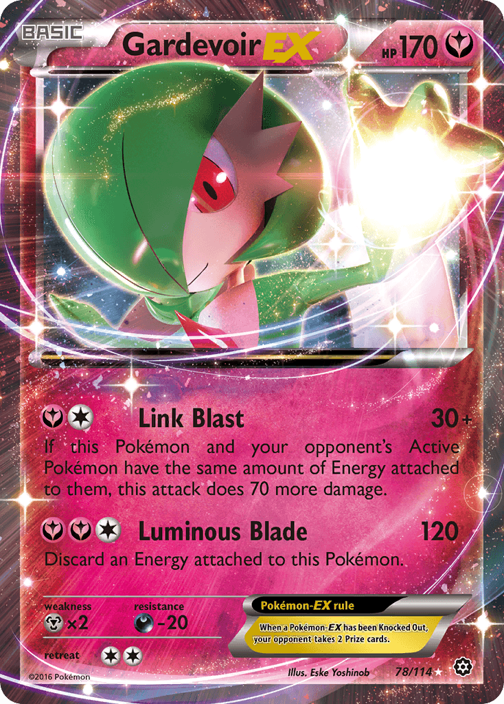 Gardevoir-EX Steam Siege card