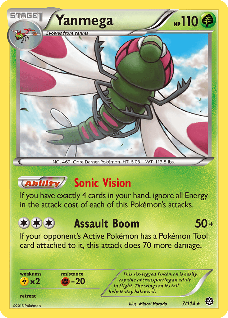 Yanmega Steam Siege card