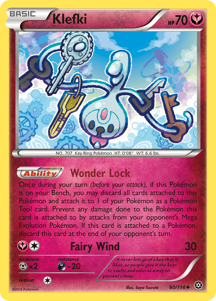 Klefki Steam Siege card