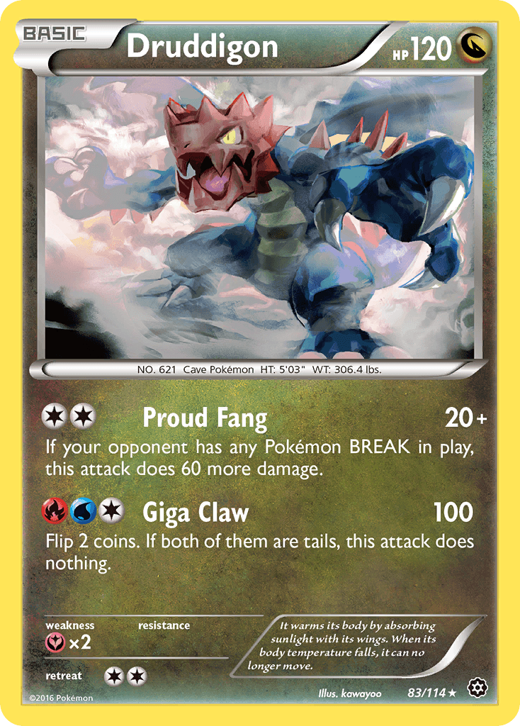 Druddigon Steam Siege card