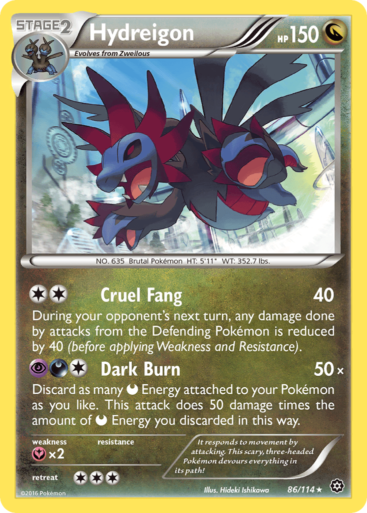 Hydreigon Steam Siege card