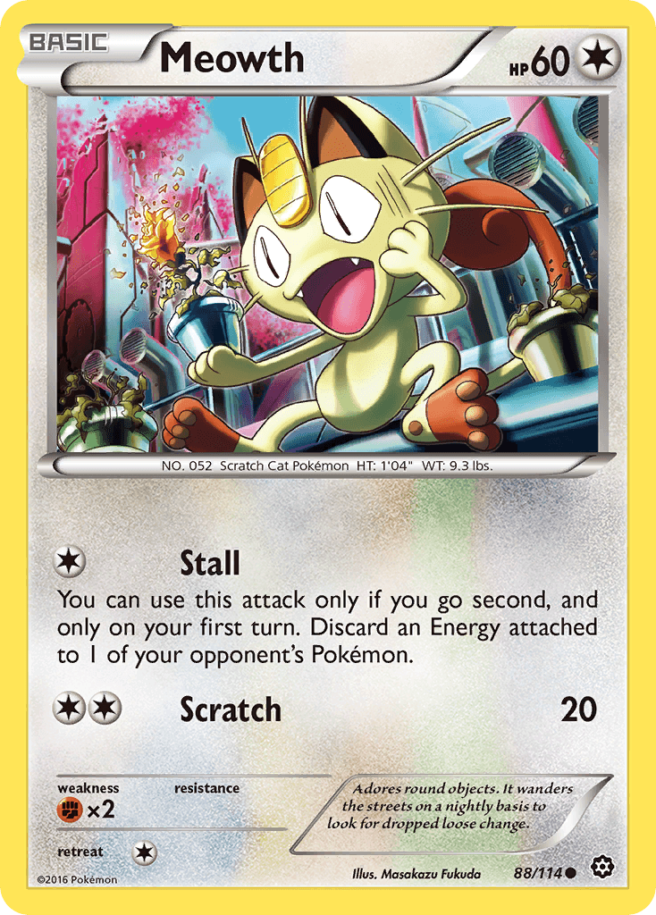 Meowth Steam Siege card