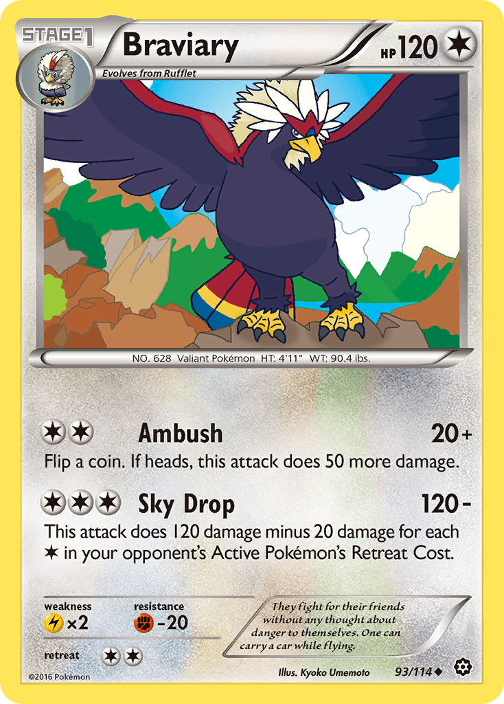 Braviary Steam Siege card