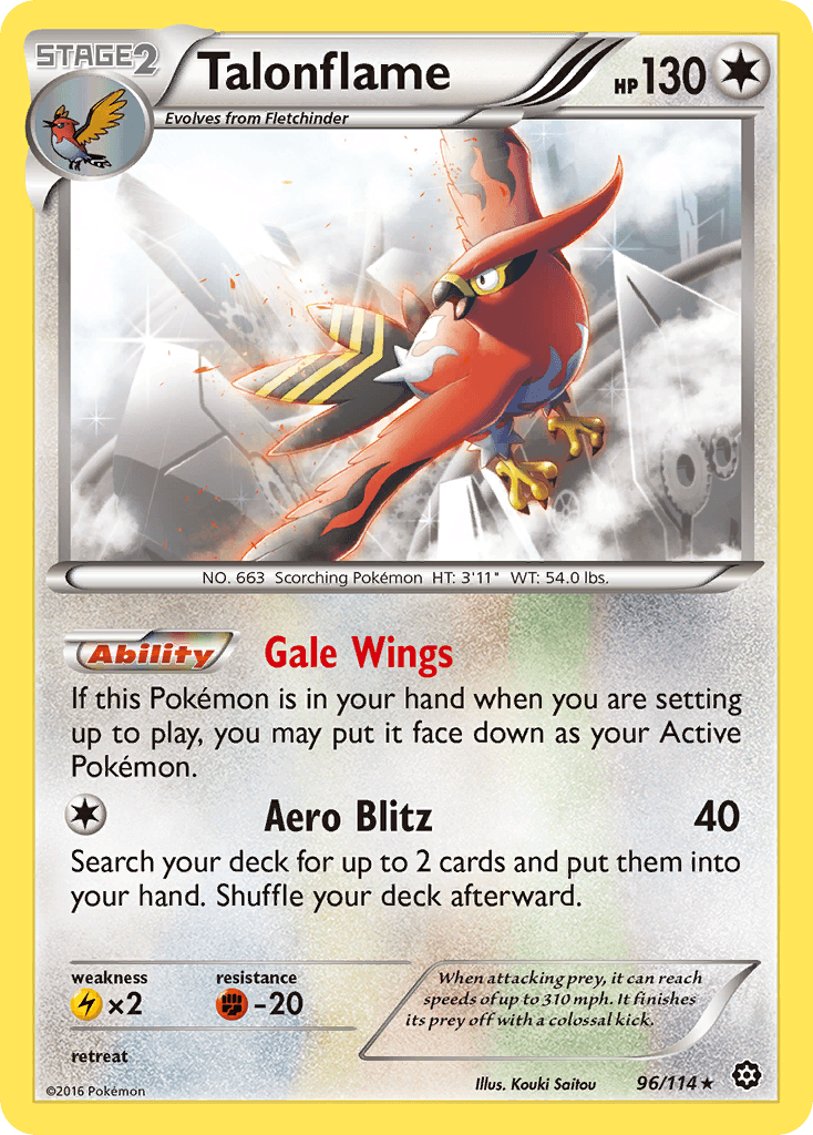 Talonflame Steam Siege card