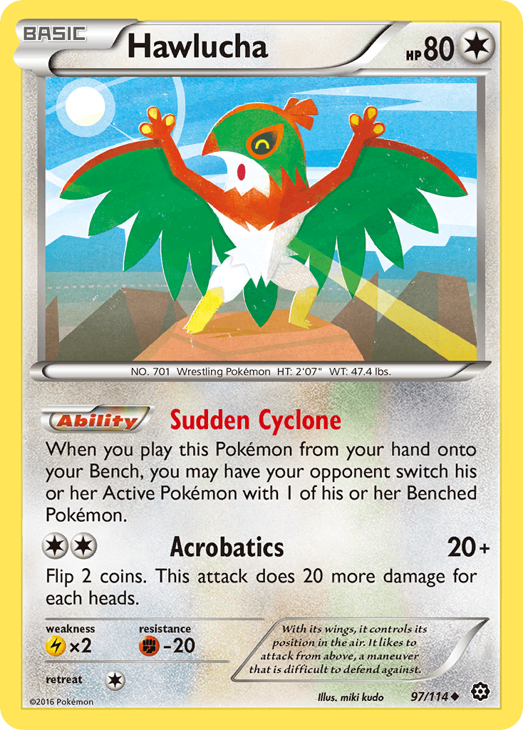Hawlucha Steam Siege card