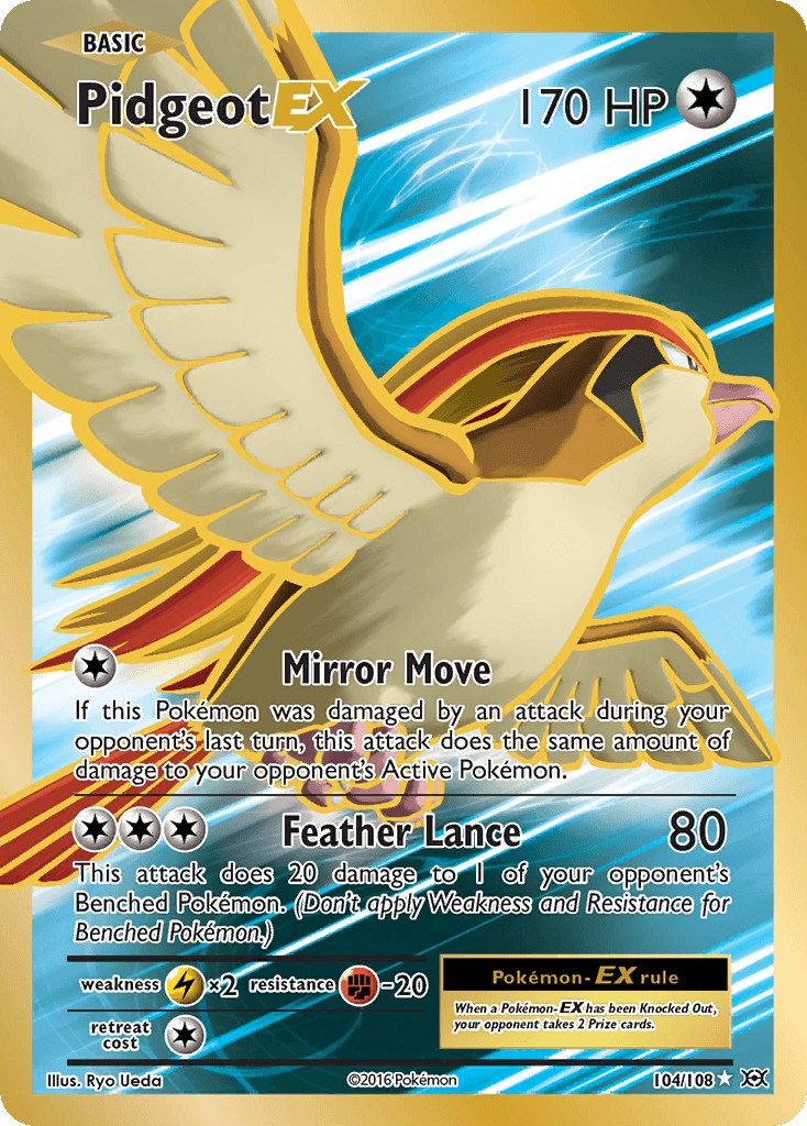 Pidgeot-EX Evolutions card