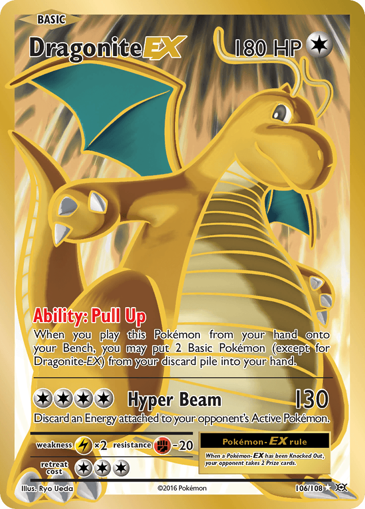 Dragonite-EX Evolutions card