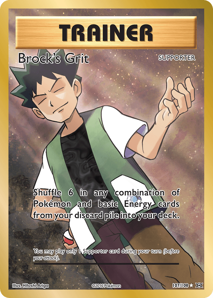 Brock's Grit Evolutions card