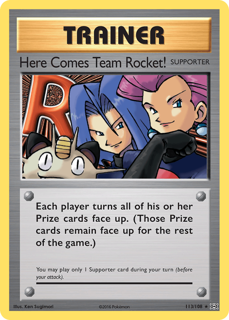 Here Comes Team Rocket! Evolutions card