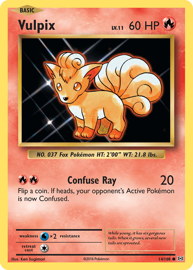 Vulpix 宝可梦 card