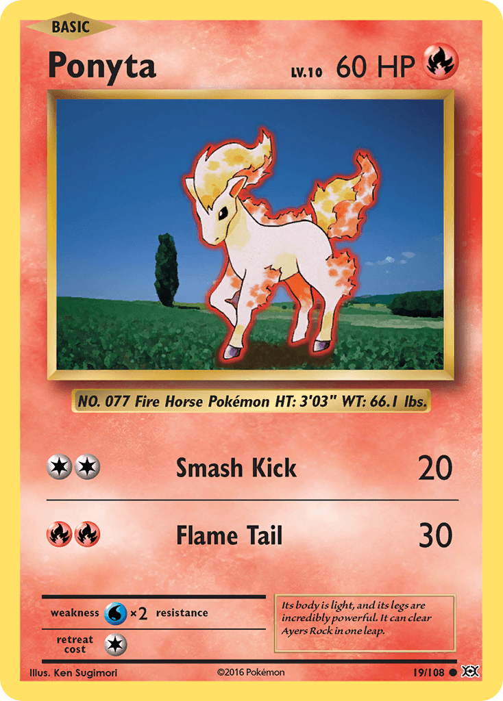 Ponyta 寶可夢 card