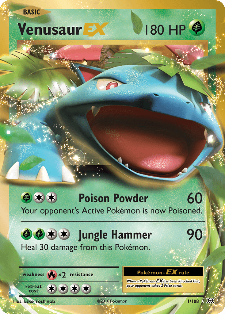 Venusaur-EX 寶可夢 card