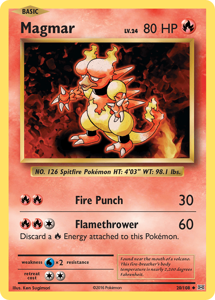 Magmar 寶可夢 card