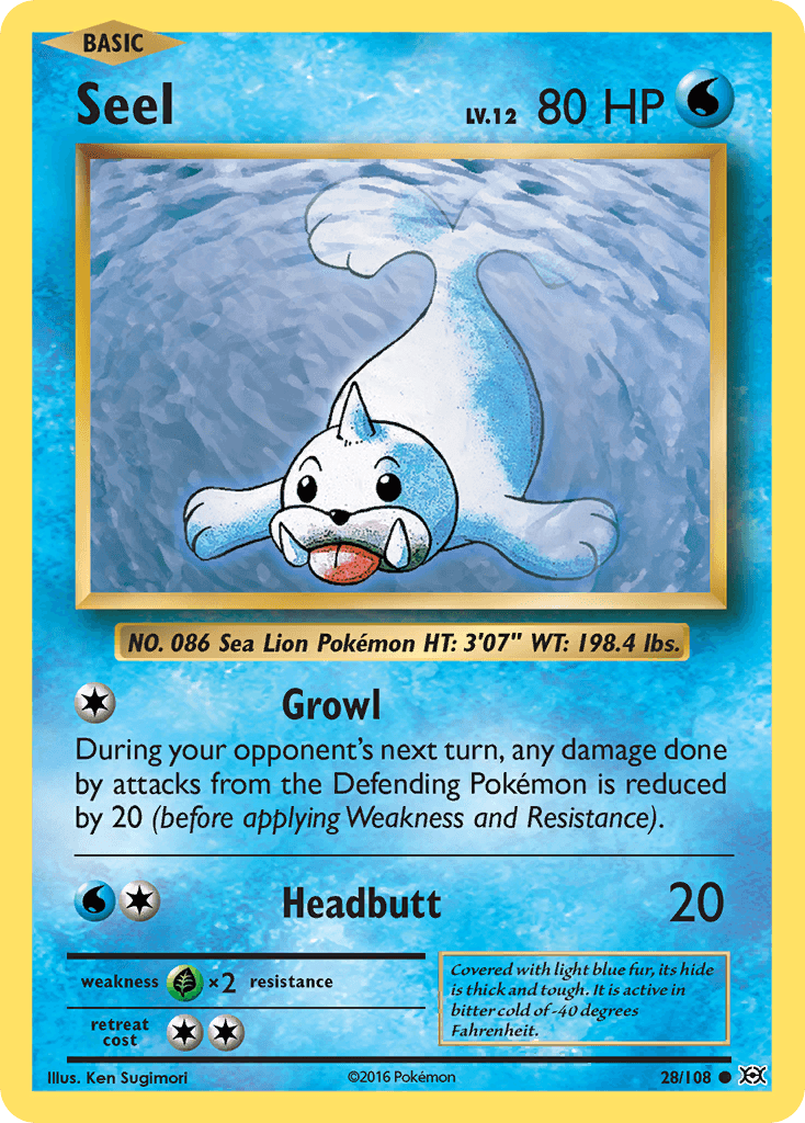 Seel Evolutions card
