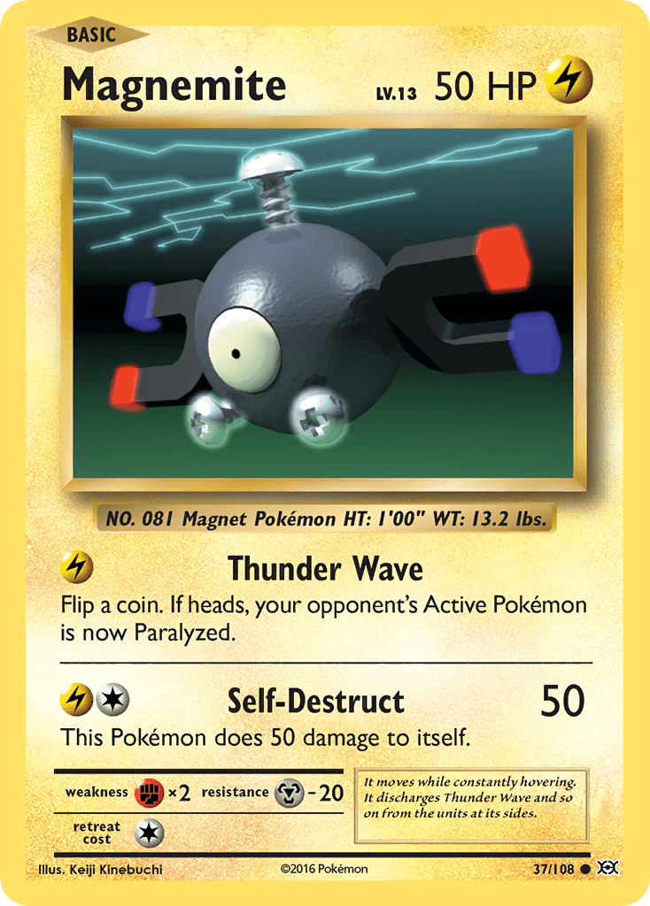 Magnemite Evolutions card