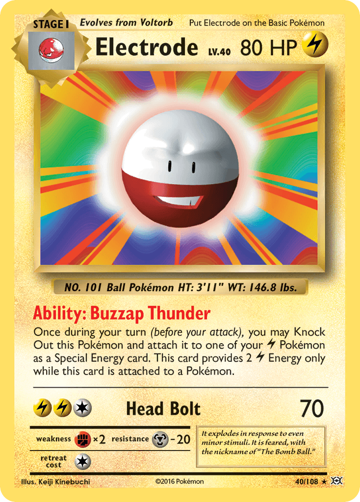 Electrode 宝可梦 card