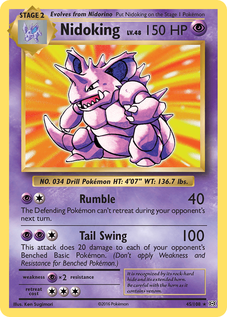 Nidoking 寶可夢 card