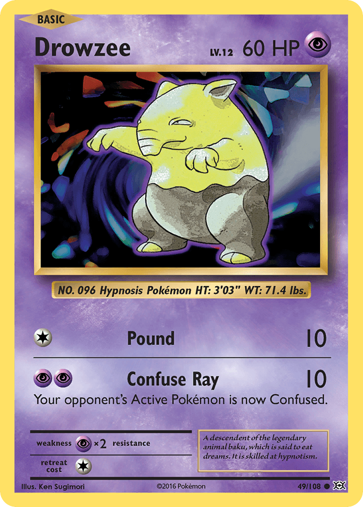 Drowzee 寶可夢 card
