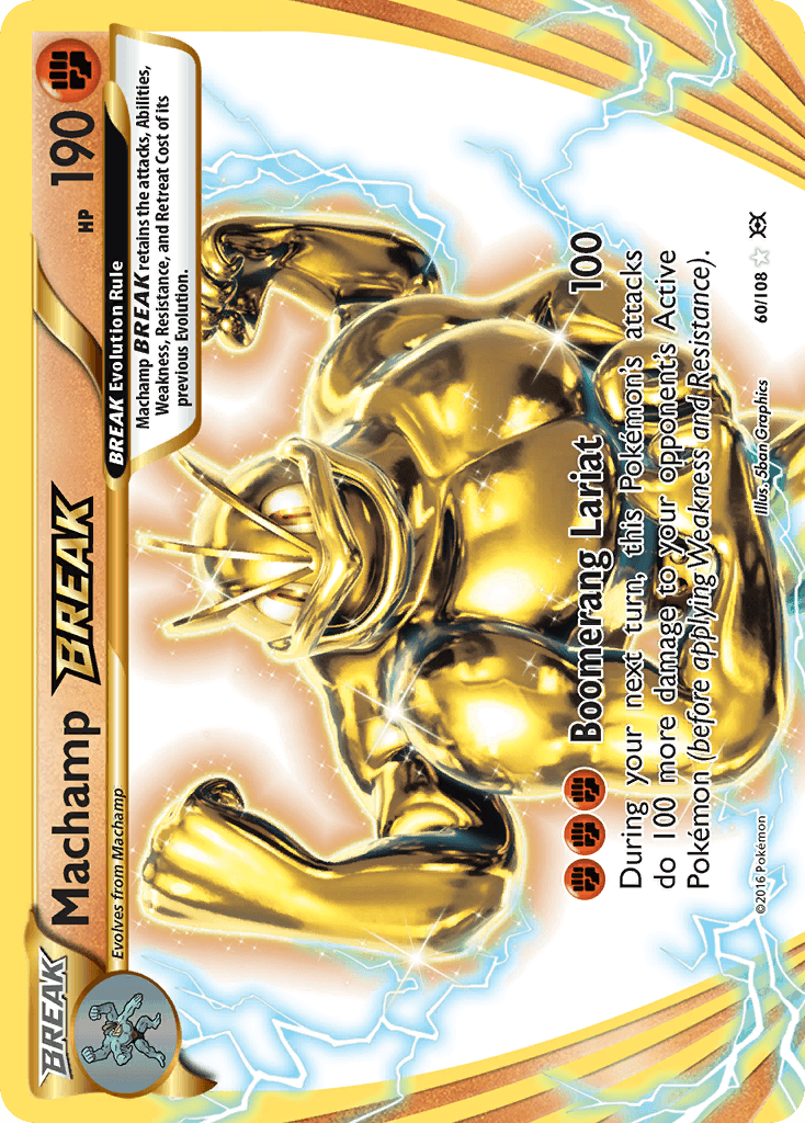 Machamp BREAK Evolutions card