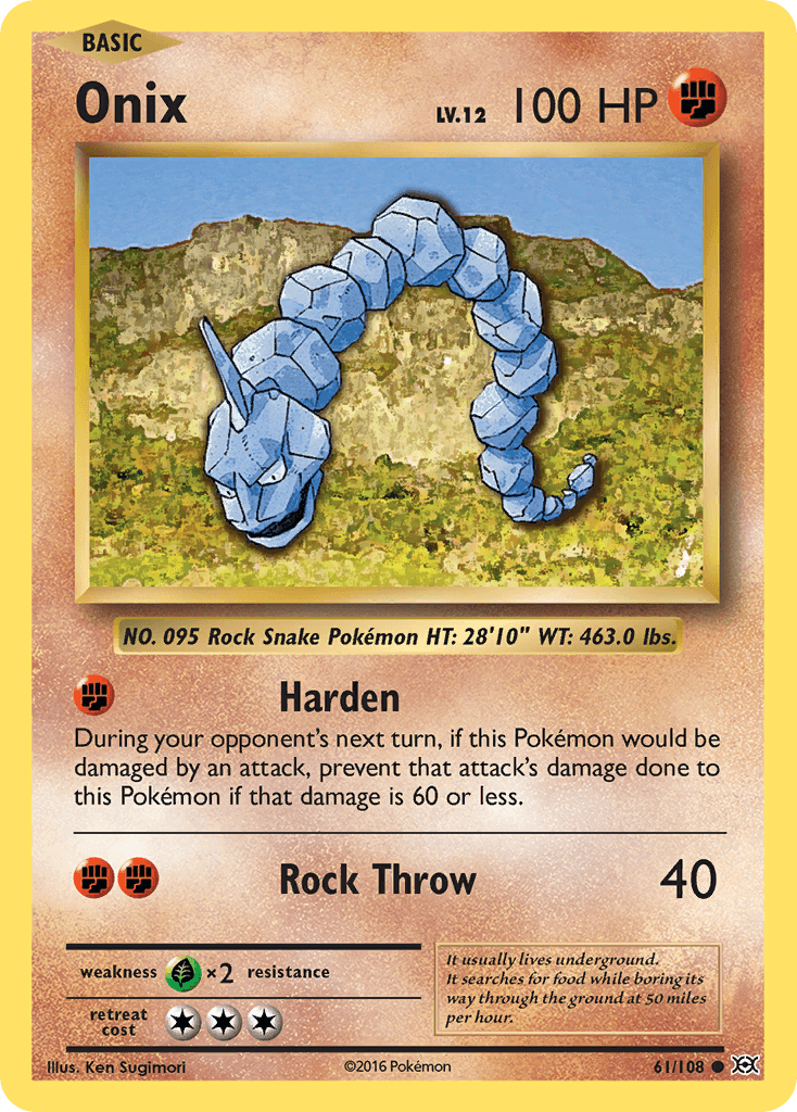 Onix Evolutions card