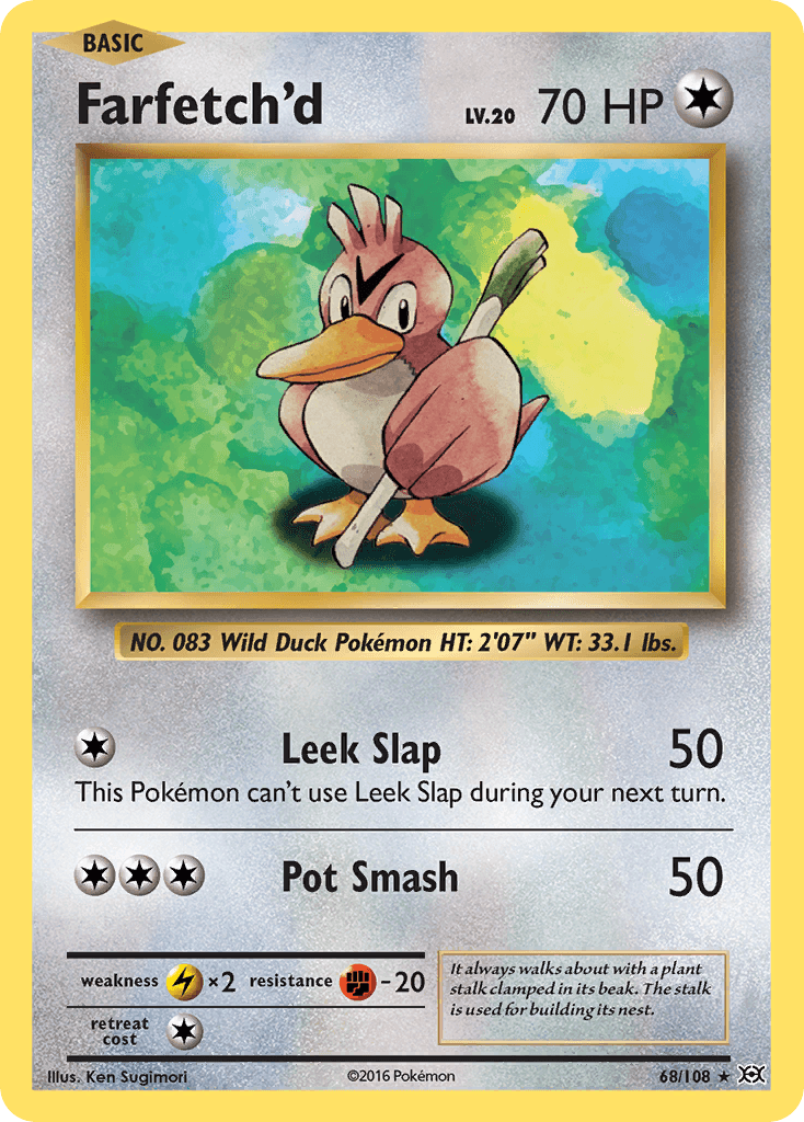 Farfetch'd 宝可梦 card