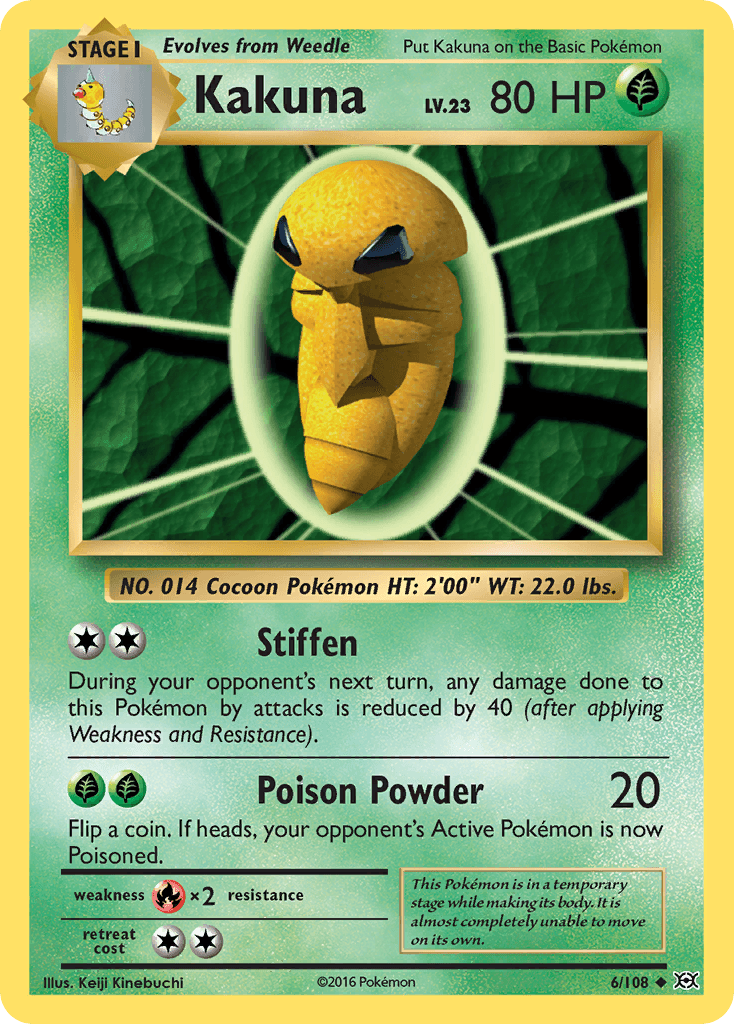 Kakuna Evolutions card